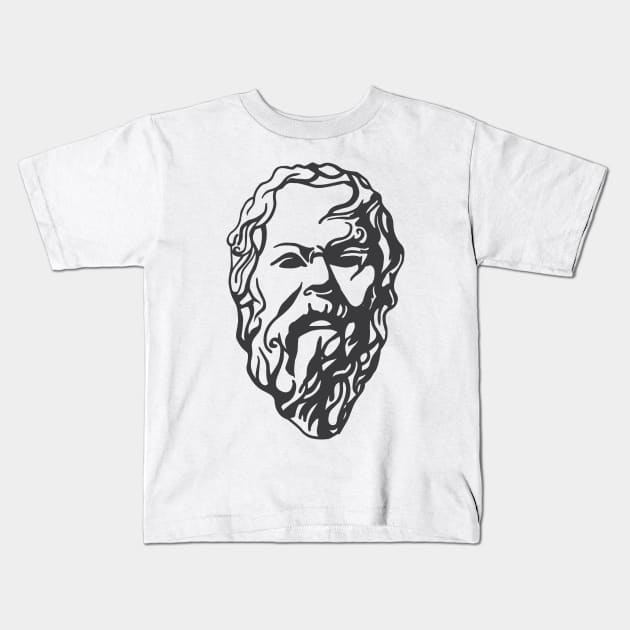Grandpas Beard Kids T-Shirt by attire zone